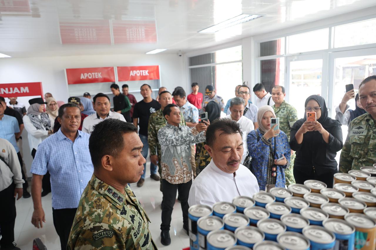 Tinjau Kopdes Merah Putih, Wawali Harris Bobihoe : Harga Lebih Murah